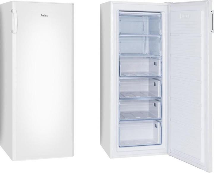 Image du produit Amica Congélateur GS 324 100 W l x h x p 55 x 141 x 60 cm (Autonome, 155 l)