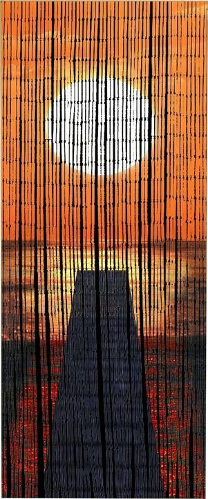 Produktbild Wenko Bambusvorhang Sonnenuntergang (90 x 200 cm)