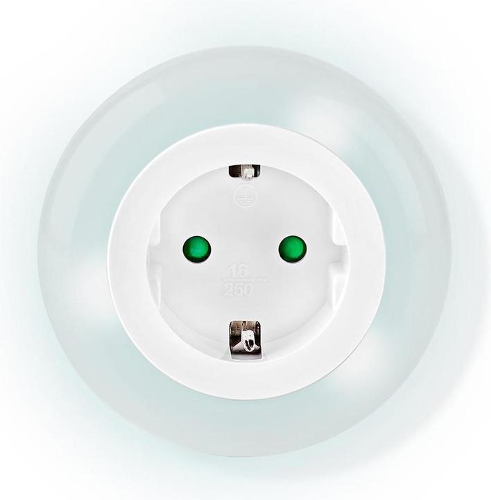 Produktbild Nedis Plug-In-LED-Nachtlicht | Tag/Nacht Sensor | 3680 W | 10 lm | Blau / Grün / Weiss