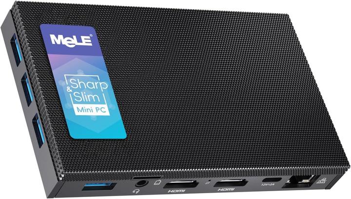 Image du produit Mele Lüfterloser Mini PC Quieter2Q mit Windows 11 Pro (4 Go)
