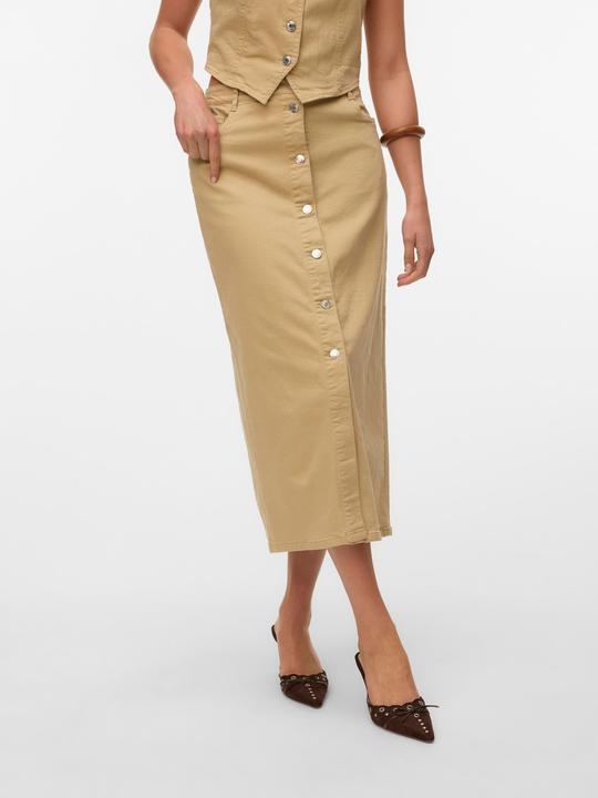 Actual product image Vero Moda VMWILD Hohe Taille Langer Rock Jeansrock (XS)