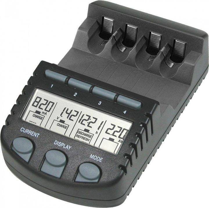 Immagine prodotto Sanyo Eneloop AAA HR-4UTGA e BC-700 LCD Quick Charger (4 pz., AAA, 700 mAh, Batteria + Caricabatterie)