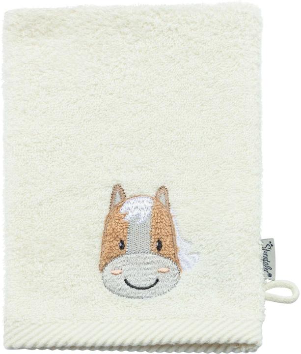 Produktbild Sterntaler Baby-Waschhandschuh Bauernhof 2er Set Steingrün/Weiss