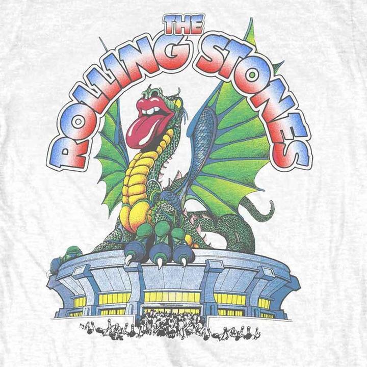 Produktbild The Rolling Stones Erwachsene 81 Tour Dragon TShirt aus Baumwolle (S)