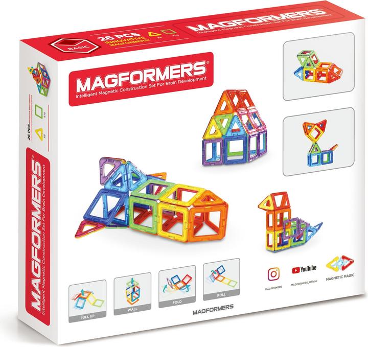 Image du produit Magformers Jeu d'aimants, 26 pcs.