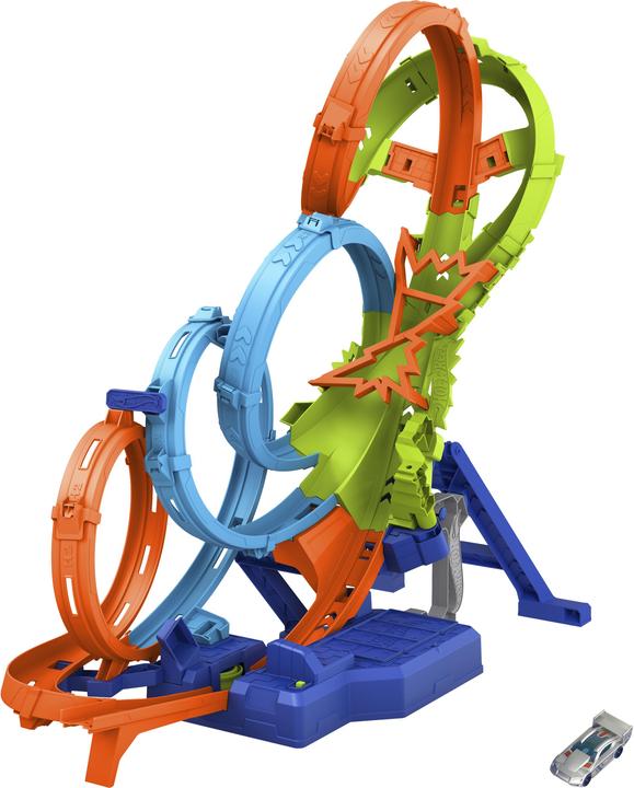 Produktbild Hot Wheels Action 4 Loopings Crash Gefahr