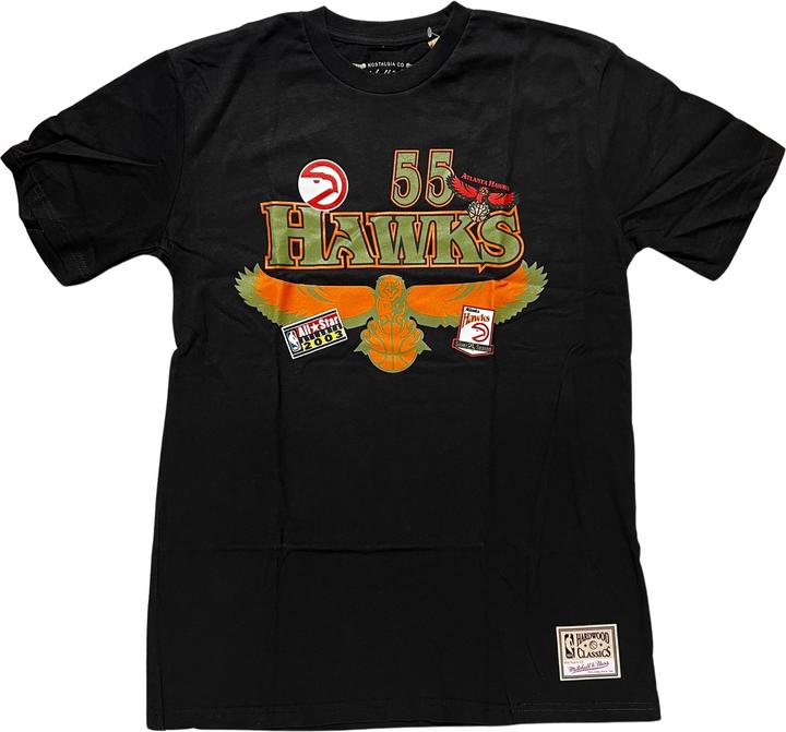 Mitchell & Ness nba-t-shirt atlanta hawks dikebe utobo (M)