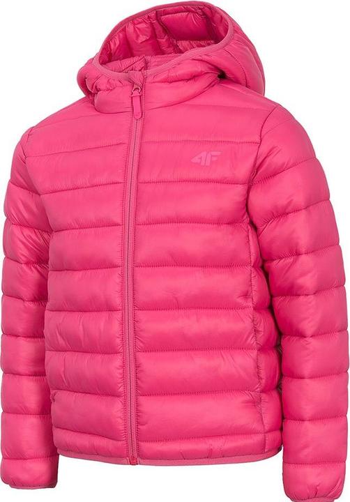 4F Kurtka dla dziewczynki fuksja HJZ20 JKUDP001A 55S 152cm (152)
