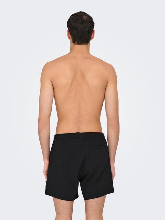 Actual product image Only & Sons Onsted Life Solid Seersucker Swim Noos (XXL)