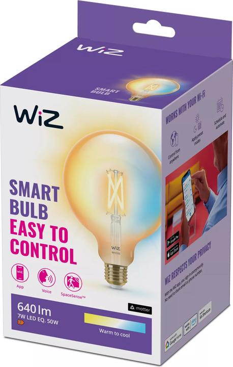 Image du produit WiZ Filament vintage (E27, 6.70 W, 640 lm, 1 x, E)