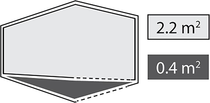 Actual product image Robens Chaser 2 LW (Dome tent, 1.40 kg, 2 persons)