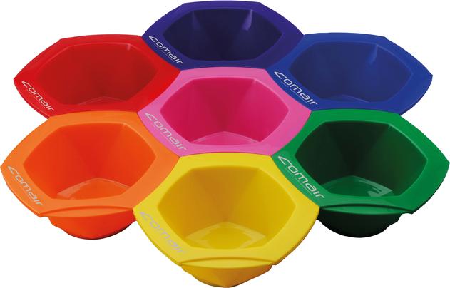 Comair Färbeschalenset Rainbow 7teilig