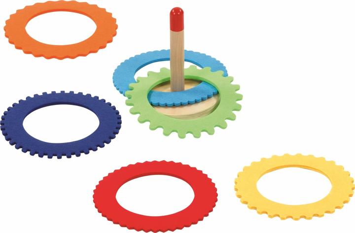 Produktbild Goki Ringwurfspiel mit 6 Filzringen