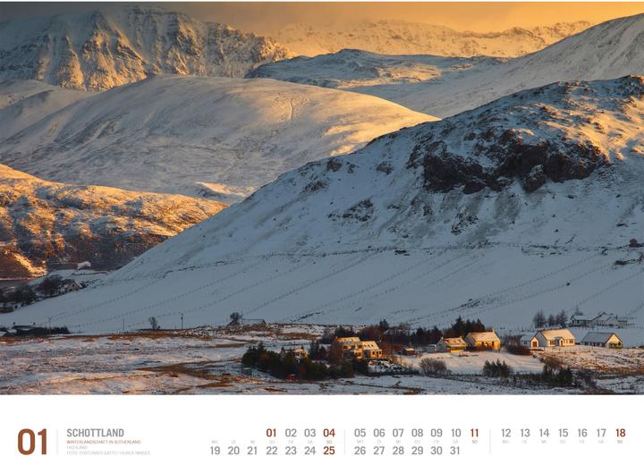Produktbild Schottland - Unterwegs zwischen Highlands und Hebriden Kalender 2026 (54 x 42 cm, Deutsch)