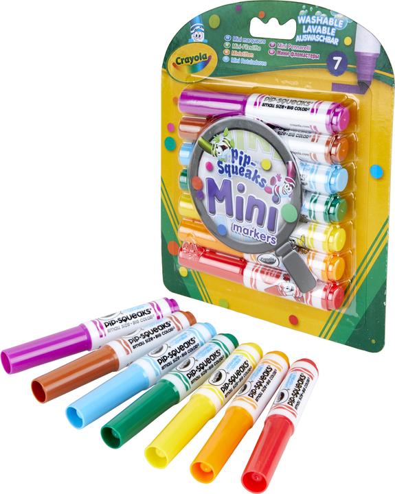 Immagine prodotto Crayola Mini pennarelli lavabili, 7 pezzi. (multicolore, 7 x)