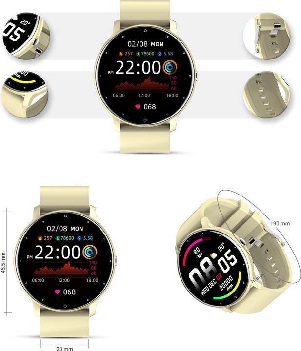 Image du produit Gravity Unisex GT1-6 - cardiofréquencemètre, cadrans personnalisés (sg015f)