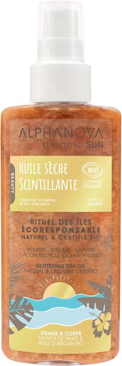 Produktbild Alphanova SUN Spray schimmerndes Öl Bio Öl (Selbstbräunungsschaum, 125 ml)