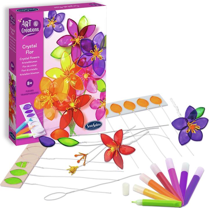Actual product image Sentosphere Crystal flowers