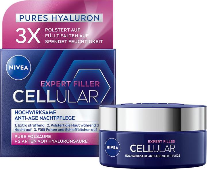 Productafbeelding NIVEA Cellular Expert Filler Nachtverzorging (50 ml, Nachtcrème)