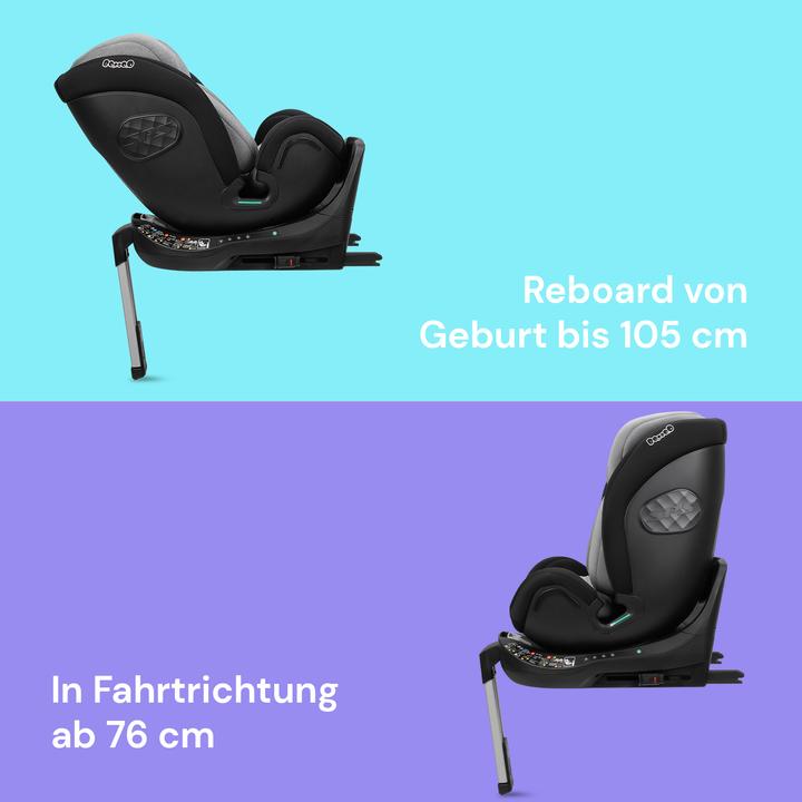 Actual product image Booboo Safety Barcelona (Reboarder, ECE R129/i-Size Standard)