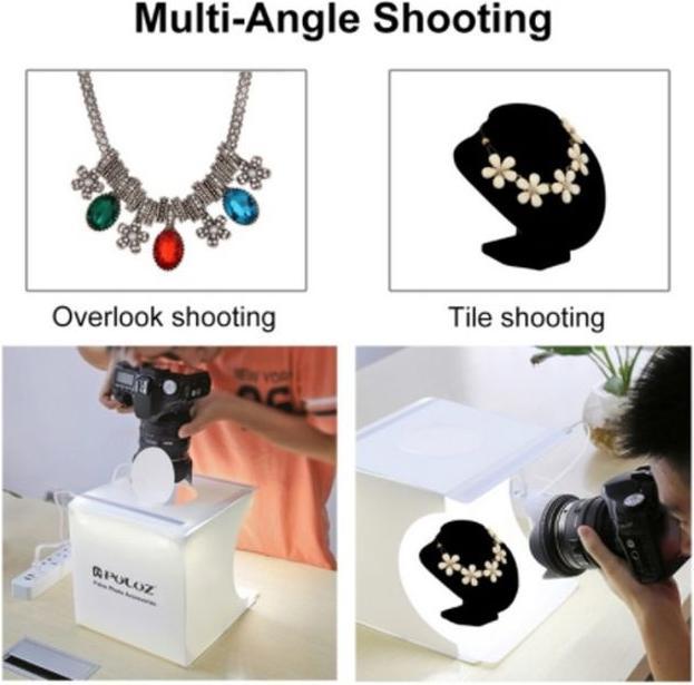 Produktbild Puluz Fotostudio Box 20cm mit integrierter LED Beleuchtung (Weiteres Zubehör)