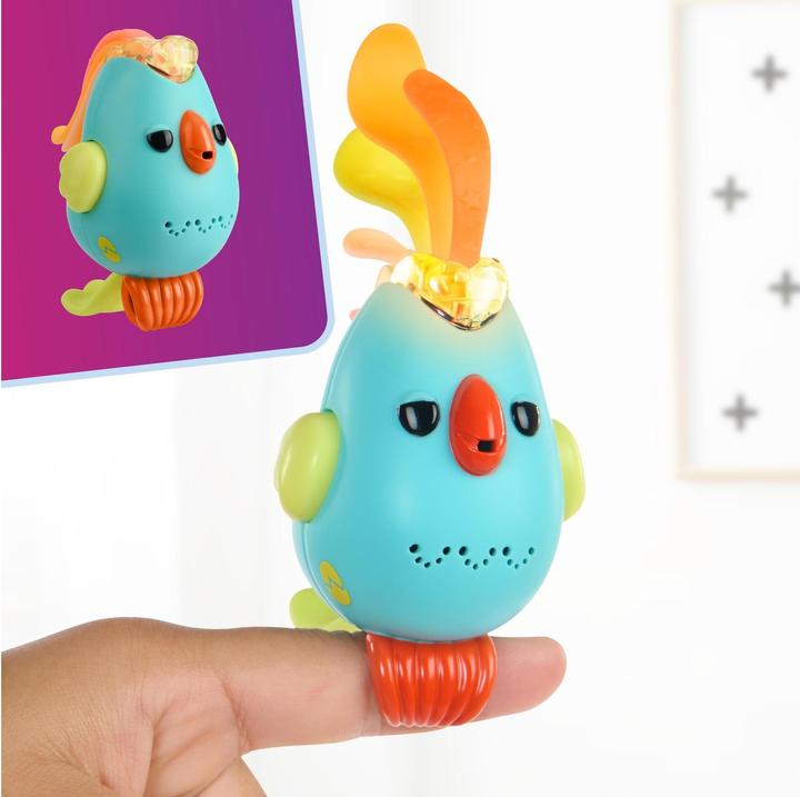 Produktbild WowWee Fingerlings Sweet Tweets Interactive Bird: Debbie, Record & Play Secret Messages, 40+ Sounds & React (Multilingual)