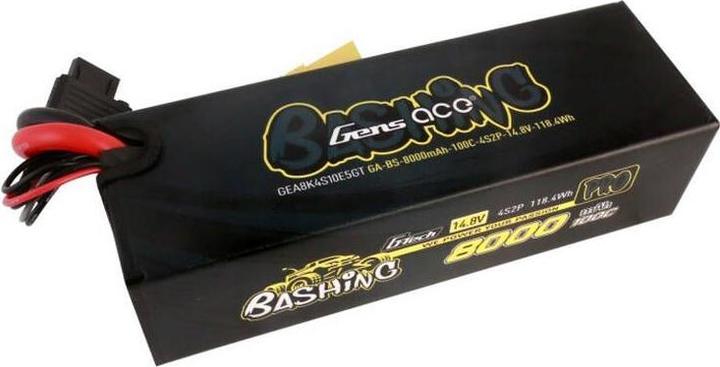 Image du produit Gens Ace Gens ace 8000mAh 14.8V 100C 4S2P Lipo Battery Pack (14.80 V, 8000 mAh)