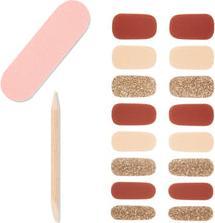 Produktbild Ardell Nail Addict Gel Nail Strips Golden Goddess 16 Stk (Rot, Beige, Gold)