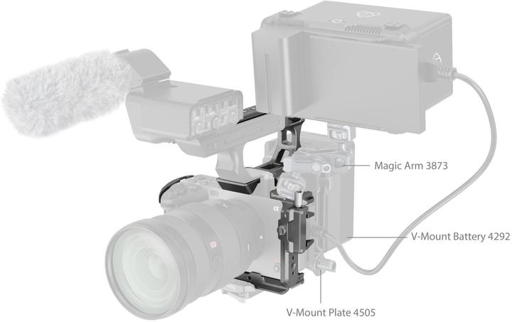 Immagine prodotto SmallRig Kit gabbia avanzata a sgancio rapido HawkLock (Accessori per gabbie, Gabbietta)
