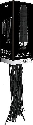 Produktbild Ouch! Black Whip with Realistic Silicone Dildo