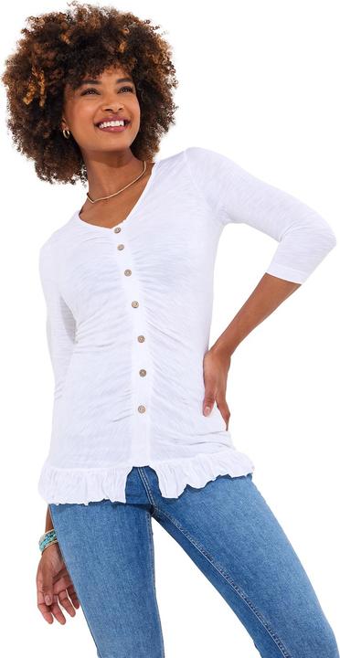 Actual product image Joe Browns Longline Rouched Front Jersey Top (40)