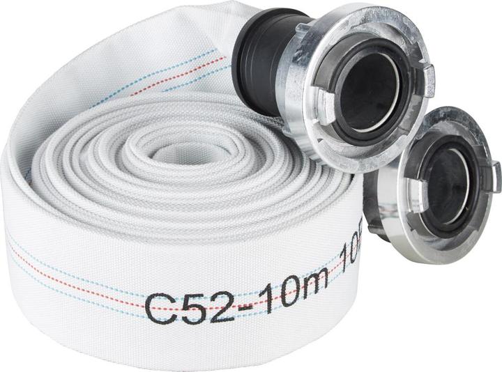 Produktbild Geka Karasto Bauflachschlauch mit C Kupplung 52 mm 15 Meter (15 m, 52 mm)