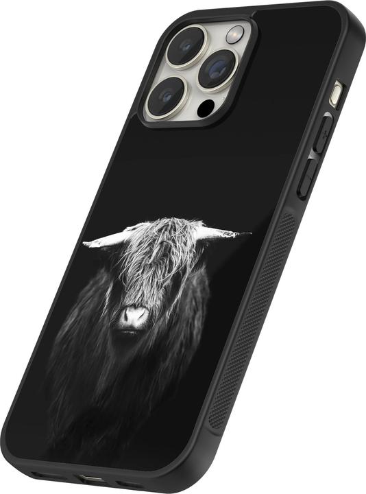 Image du produit PhoneLook Coque Silicone rigide noir Highland calf black (Apple iPhone 14 Pro Max)