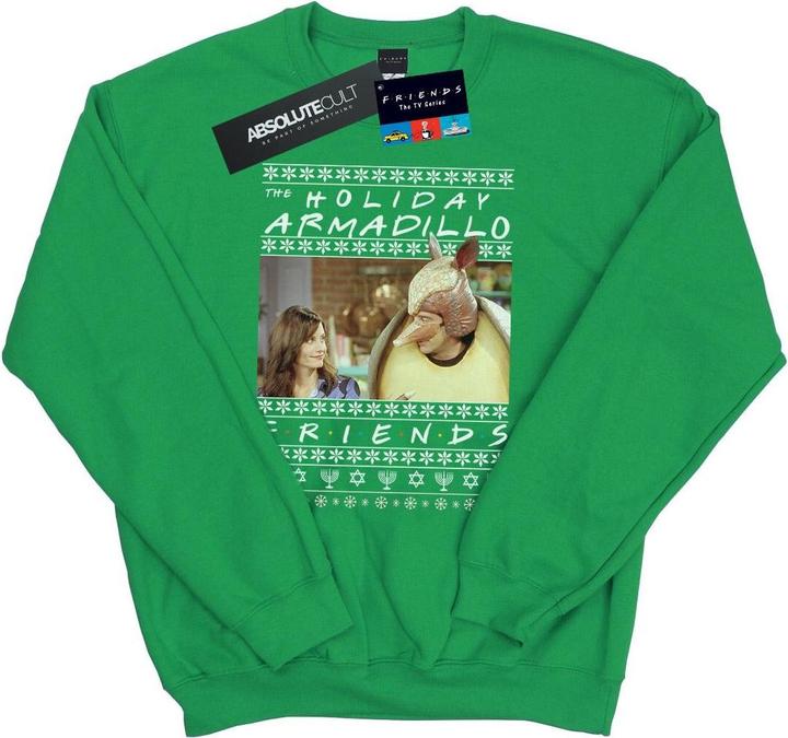 Friends Fair Isle Holiday Armadillo Sweatshirt (L)
