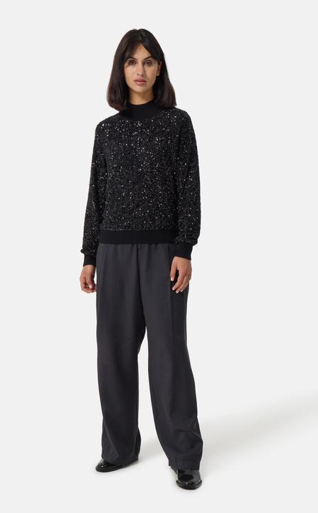 Immagine prodotto Cash-Mere Kaschmir Rundhals Pullover mit Pailletten (XS)