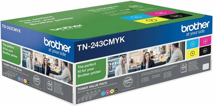 Actual product image Brother TN-243 Multipack (C, M, Y, BK)