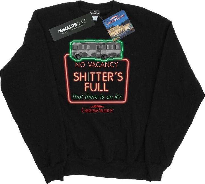 National Lampoon´s Vacation National Lampoon's Christmas Vacation Greyscale No Vacancy Sweatshirt (XL)