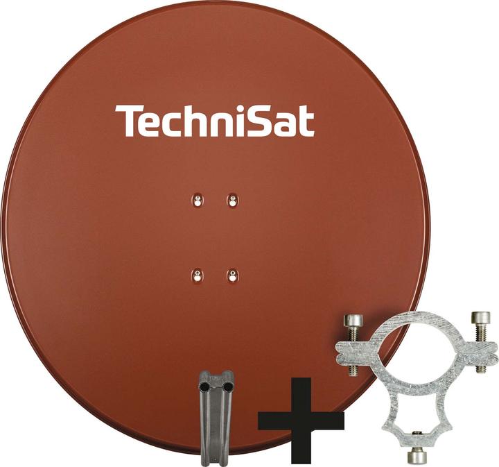 Produktbild TechniSat SATMAN 850 PLUS Sat-Antenne mit 40mm LNB-Halteschelle (Flachantenne, 38.20 dB, UKW / MW / LW)