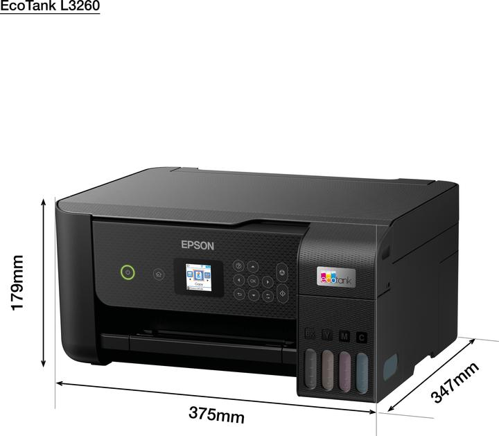 Image du produit Epson L3260 Jet d'encre DPI WLAN (Encre, Couleur)