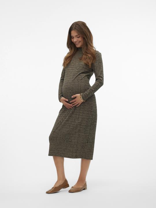 Produktbild Mamalicious Normal geschnitten Hoch geschlossen Midikleid Kleid (L)