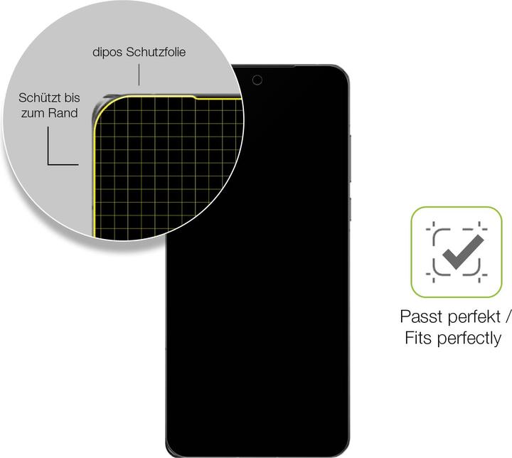 Actual product image Dipos Full Cover Screen Protector Matte (1 Piece, OnePlus 13)