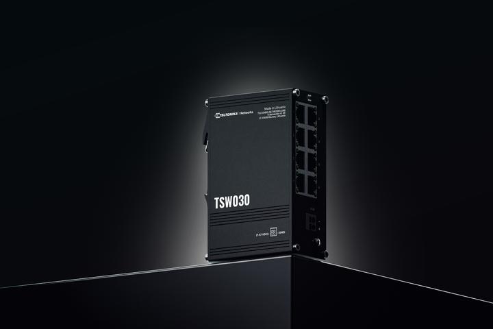 Immagine prodotto Teltonika Switch TSW030 8x RJ45 100Mb/s, IP30 (8 Porti)