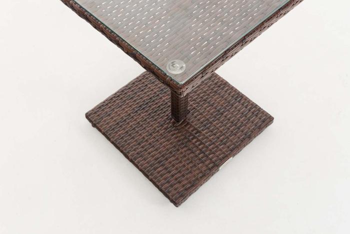 Produktbild Swisshandel24 Tisch Palermo, braun-meliert (59 cm)