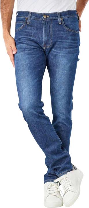 Lee Luke Jeans Slim Tapered Fit Dark Worn Kansas