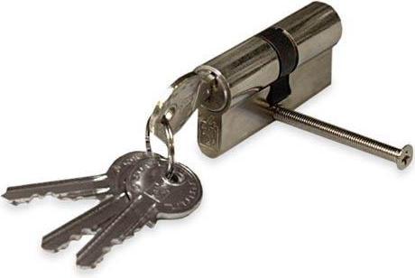 Haushalt CYLINDER LOCK 100MM 50X50 CHROME 5 KEYS