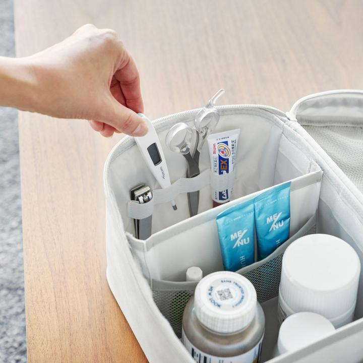 Actual product image Yamazaki Storage bag with dividers TOWER (8 l)