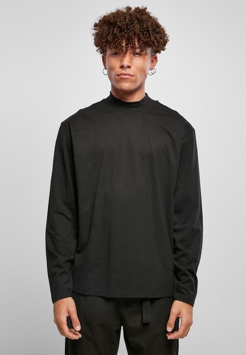Actual product image Urban Classics Heavy Boxy Mock Neck Longsleeve - 16734 (5XL)