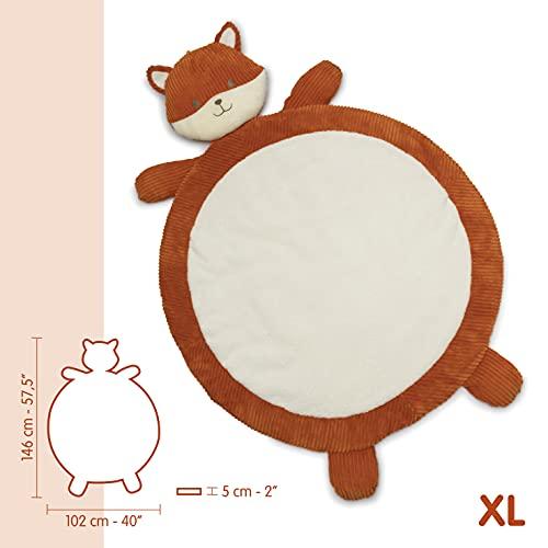 Produktbild Activity Board Krabbeldecke für Babys. Baby Spieldecke. Weiche, Gesteppte Decke für Kinder. Baby Bodenkissen.