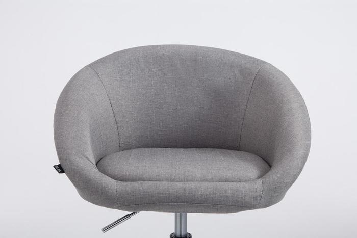 Actual product image CLP Barstool Miami V2 Fabric, light grey