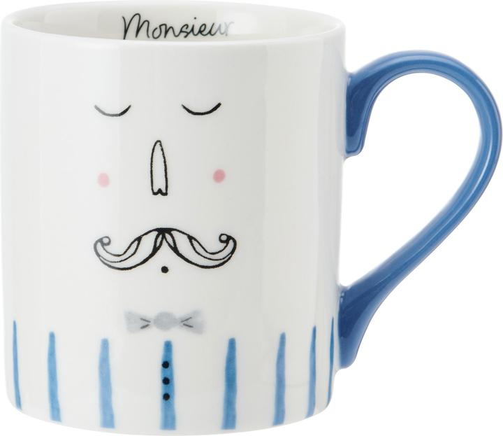 Actual product image Mikasa Monsieur Straight-Sided Porcelain Mug, 280ml (280 ml)